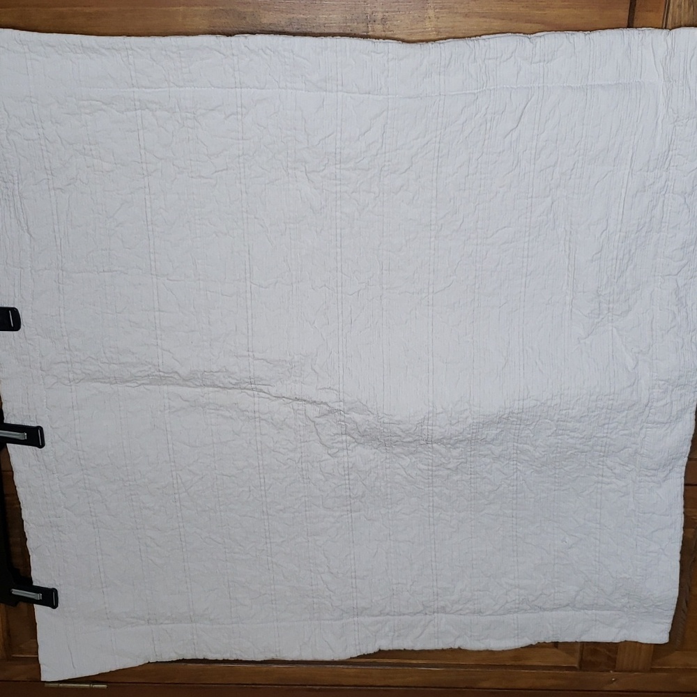 Docofil White Textured Euro Pillow Sham